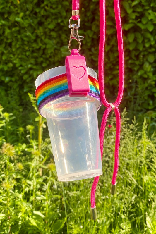 "Pride" Clip A Cup with Luxury Lanyard