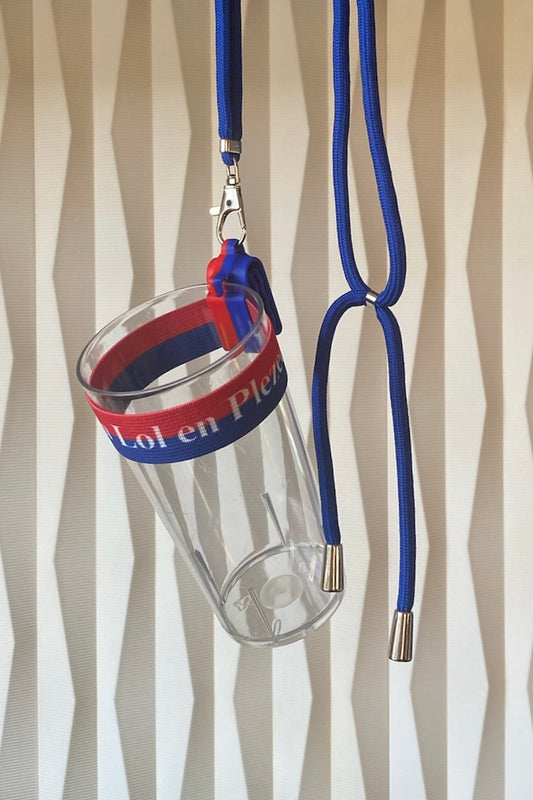 "Stedje van Lol en Plezeer" Clip A Cup with Luxury Lanyard