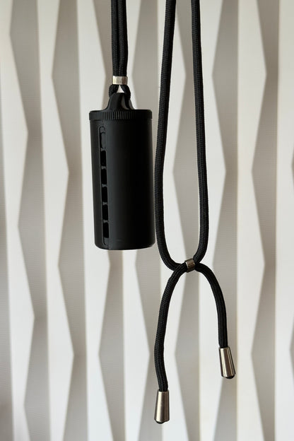 "Night" Coin Holder with Luxury Lanyard