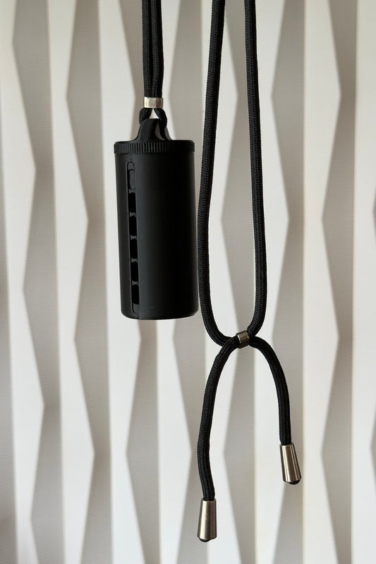 "Night" Coin Holder with Luxury Lanyard