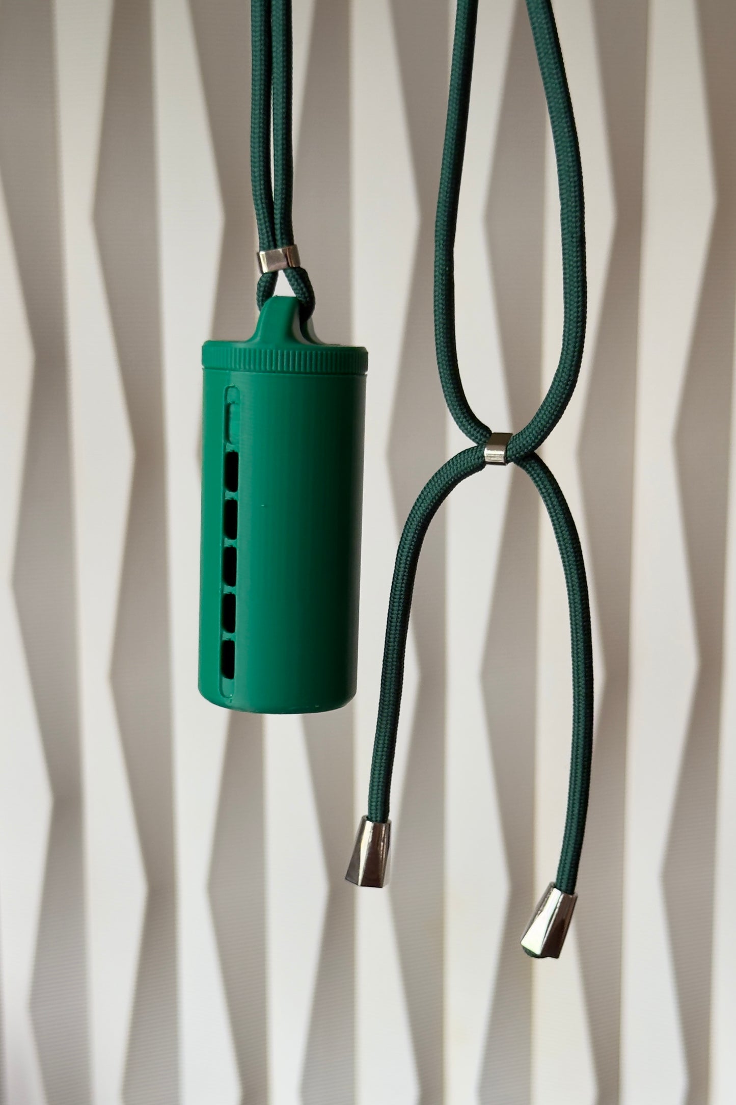 "Mean Green" Coin Holder with Luxury Lanyard