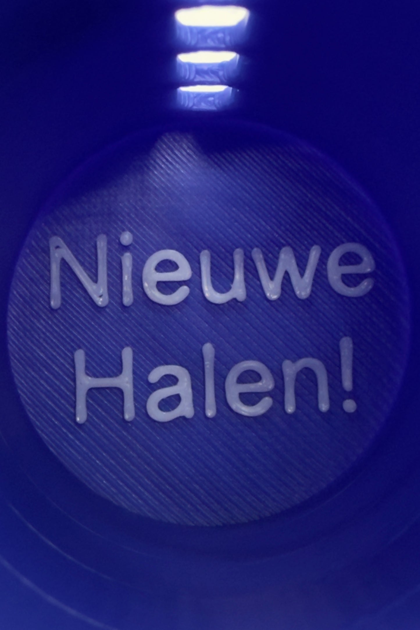 "Bold Blue" Coin Holder with Luxury Lanyard