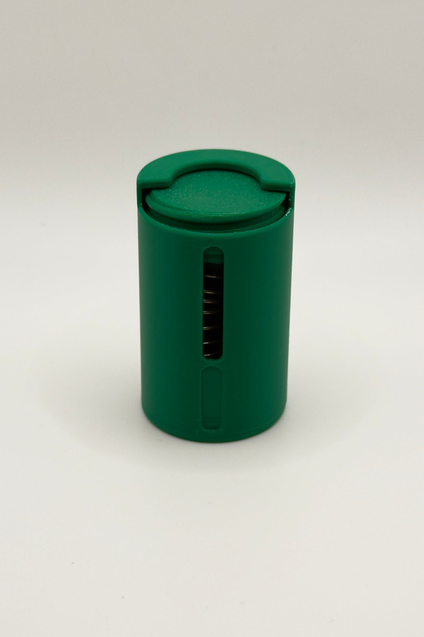 "Mean Green" Coin Holder with Spring (Small)