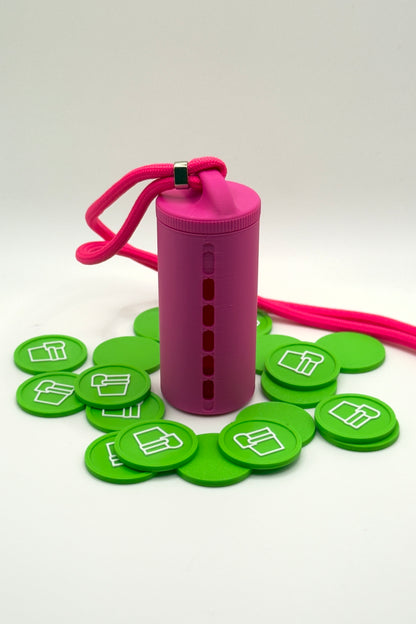 "Pinky Promise" Coin Holder with Luxury Lanyard