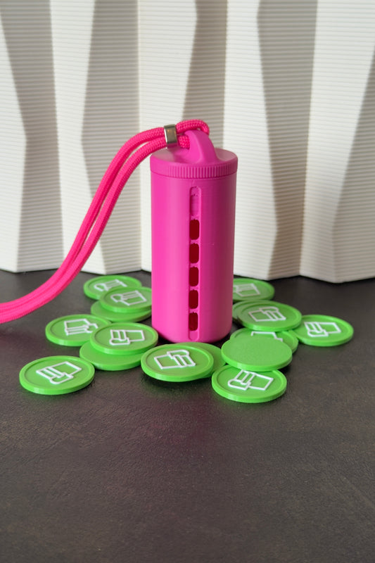 "Pinky Promise" Coin Holder with Luxury Lanyard