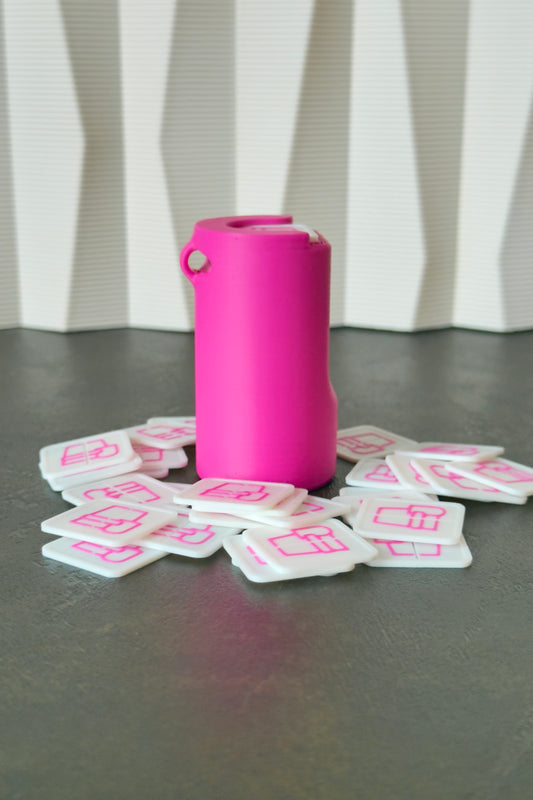 "Pinky Promise" Coin Holder with Spring for Square Coins