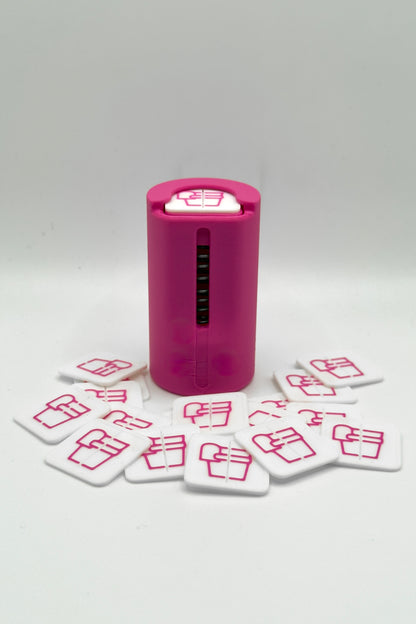 "Pinky Promise" Coin Holder with Spring for Square Coins