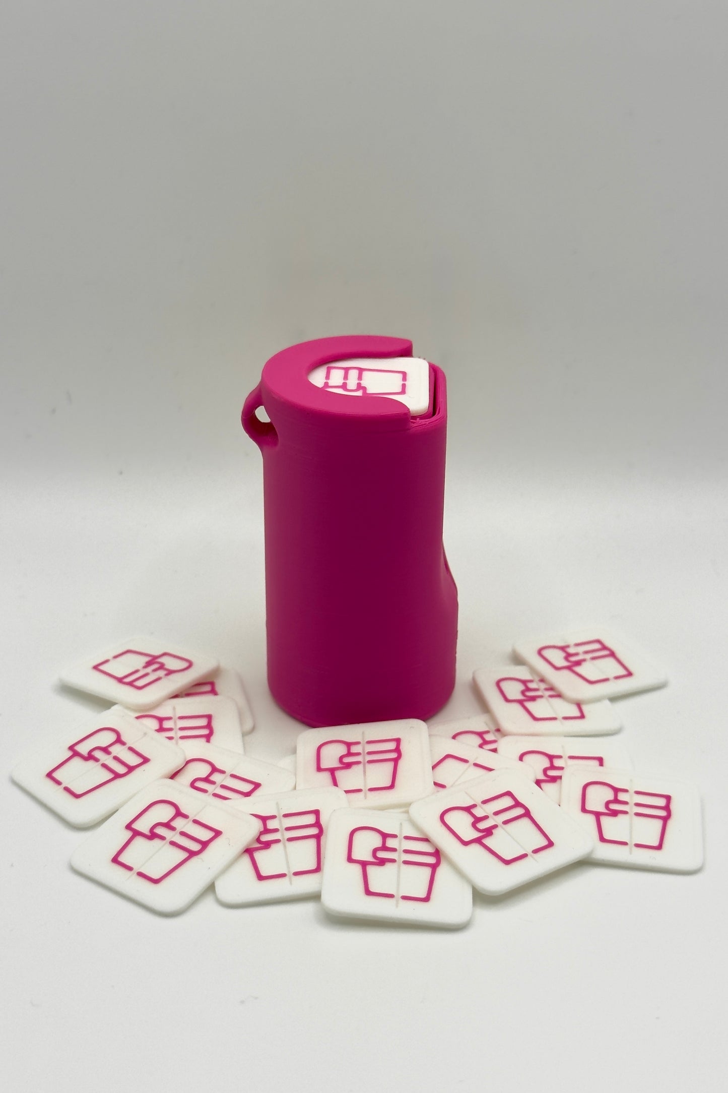 "Pinky Promise" Coin Holder with Spring for Square Coins