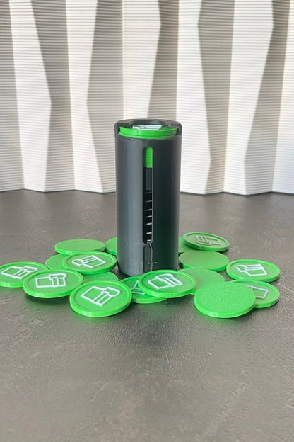 "Night" Coin Holder with Spring