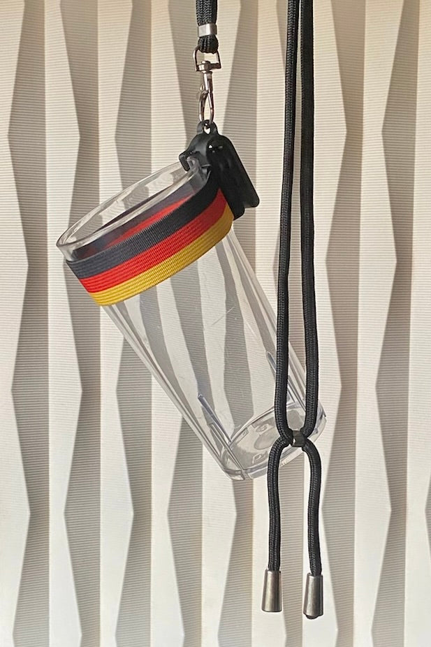 "Germany" Clip A Cup with Luxury Lanyard