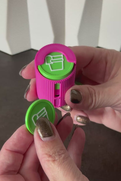 "Pinky Promise" Coin Holder with Spring